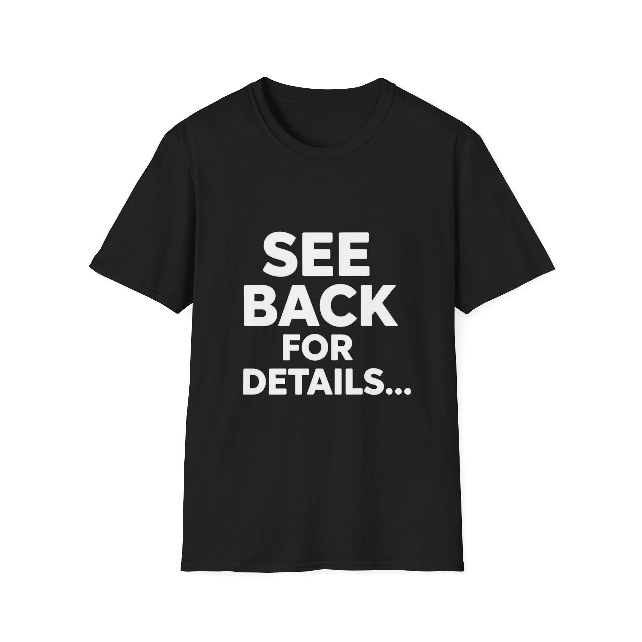 Fu*k Off - Front and Back Printed, Cotton Tee (Soft style)