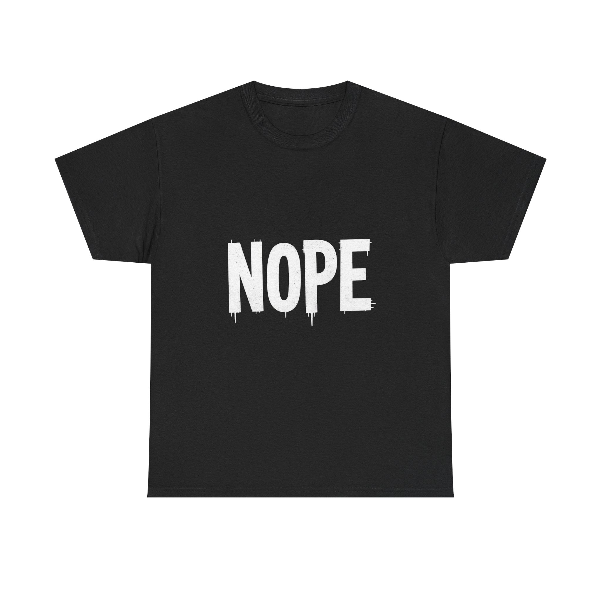 Nope, Unisex Cotton Tee