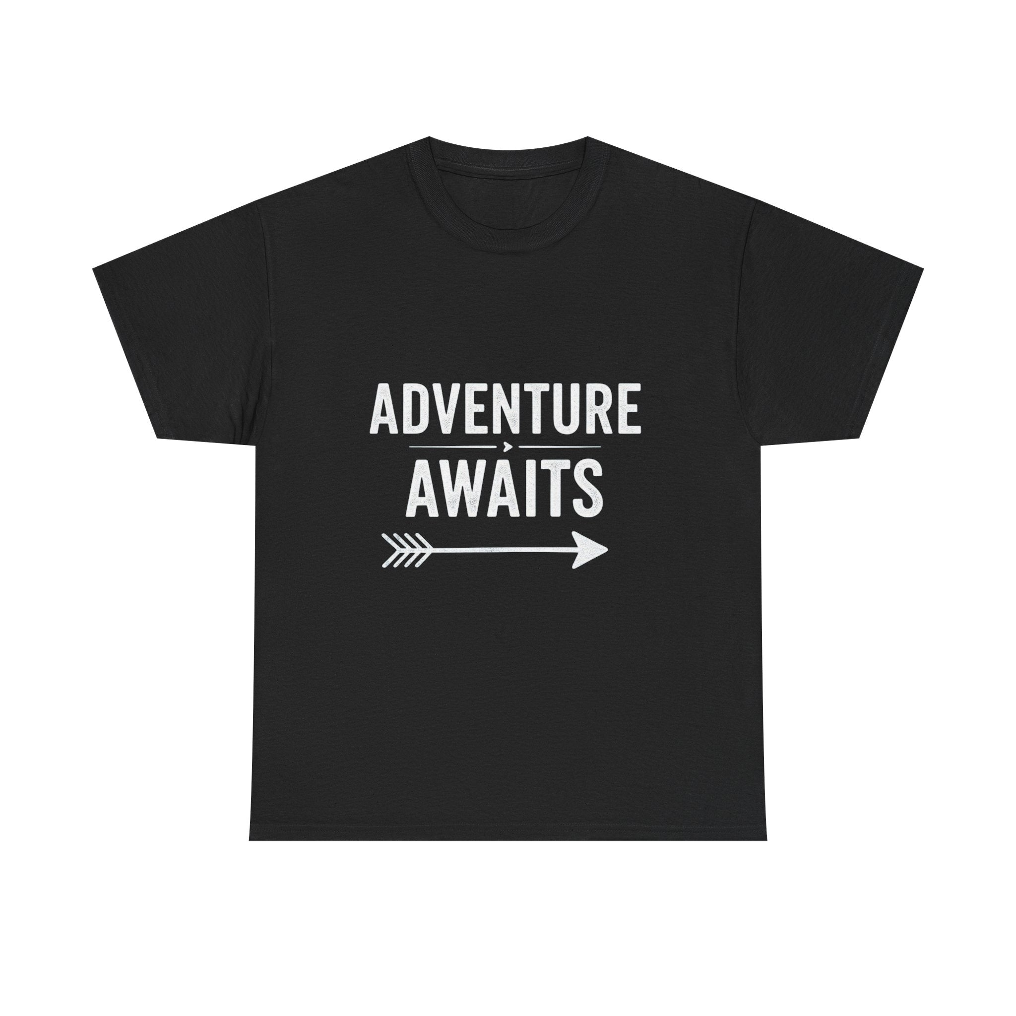 Adventure Awaits, Unisex Cotton Tee
