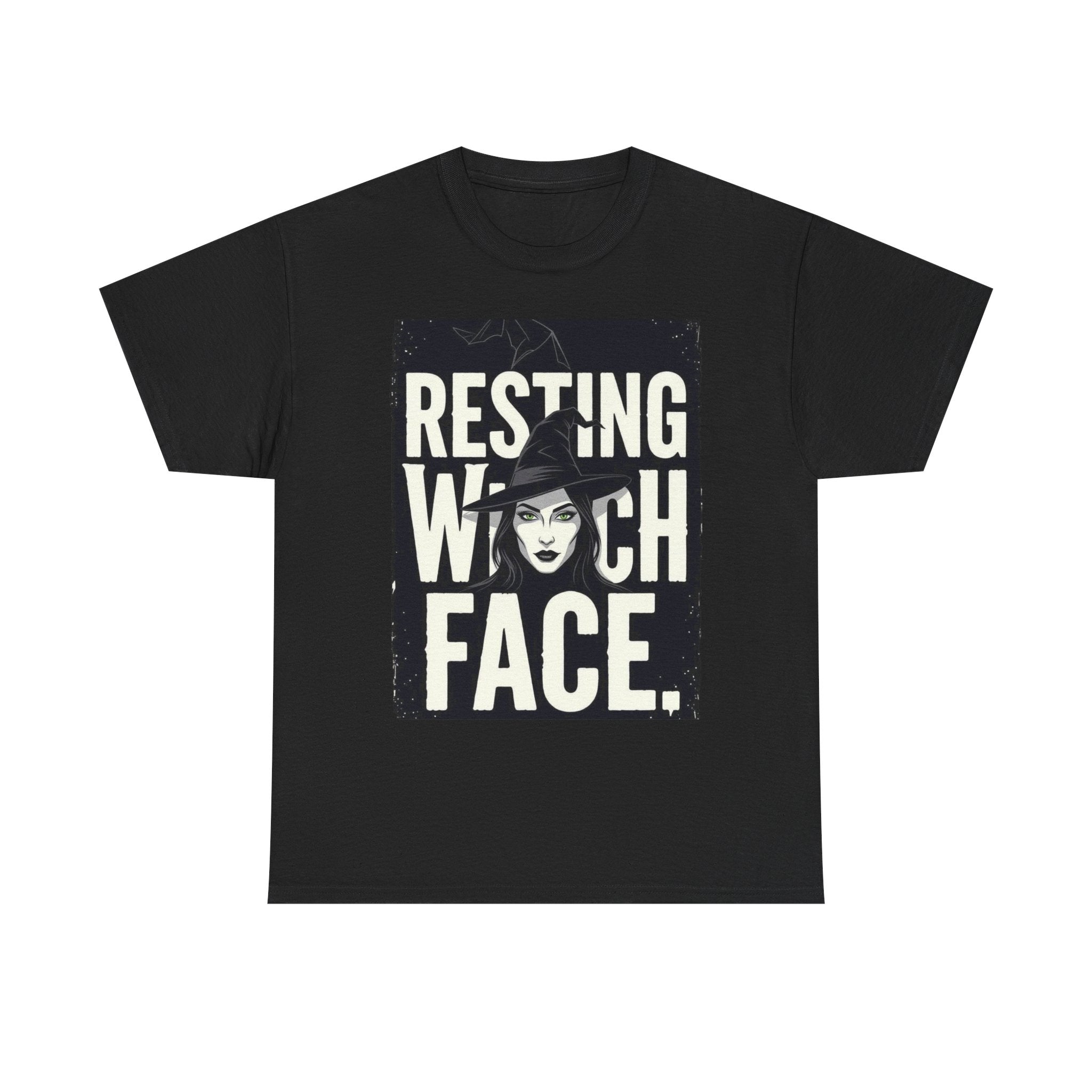 Resting Witch Face, Unisex Cotton Tee