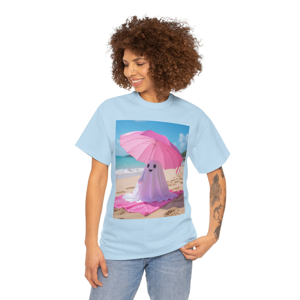 Beach Ghost, Unisex Cotton Tee