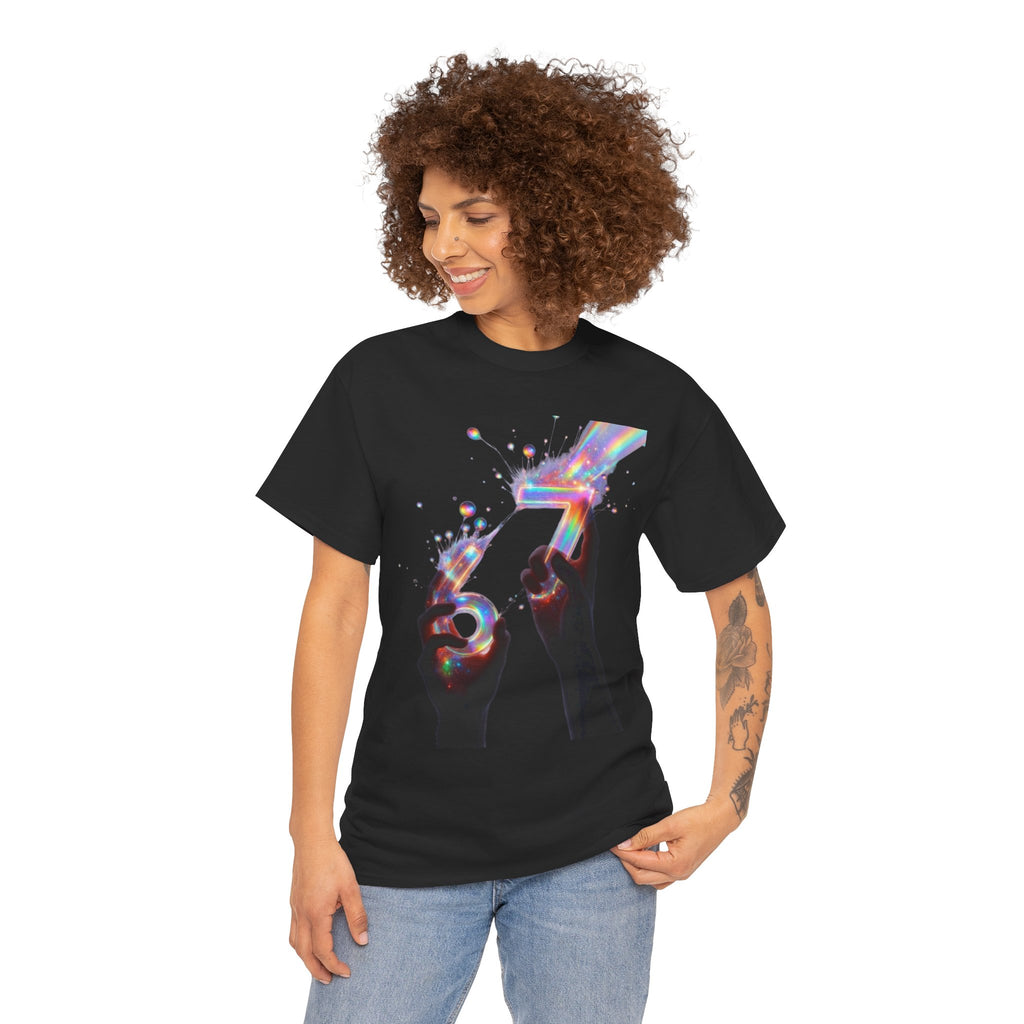 6 7 Cosmic Hands, Unisex Cotton Tee