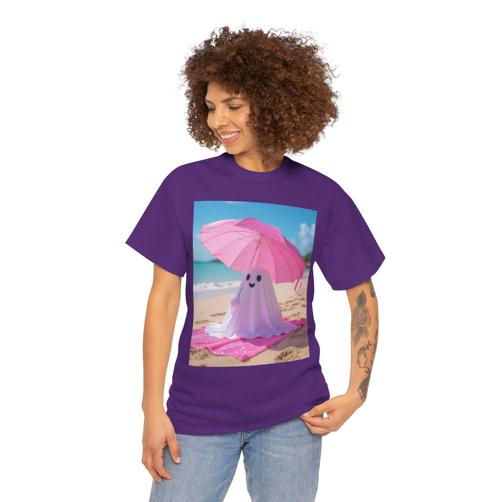 Beach Ghost, Unisex Cotton Tee