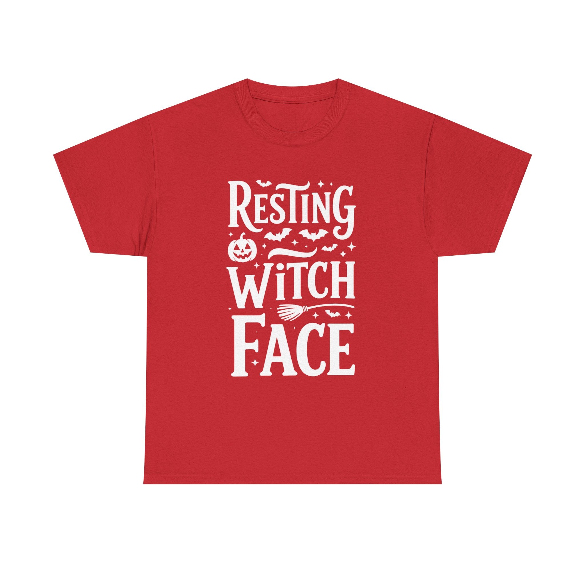 Resting Witch Face, Unisex Cotton Tee