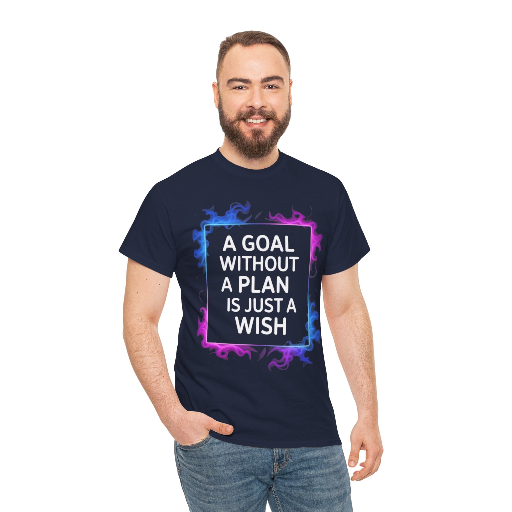 A Goal Without a Plan, Unisex Cotton Tee