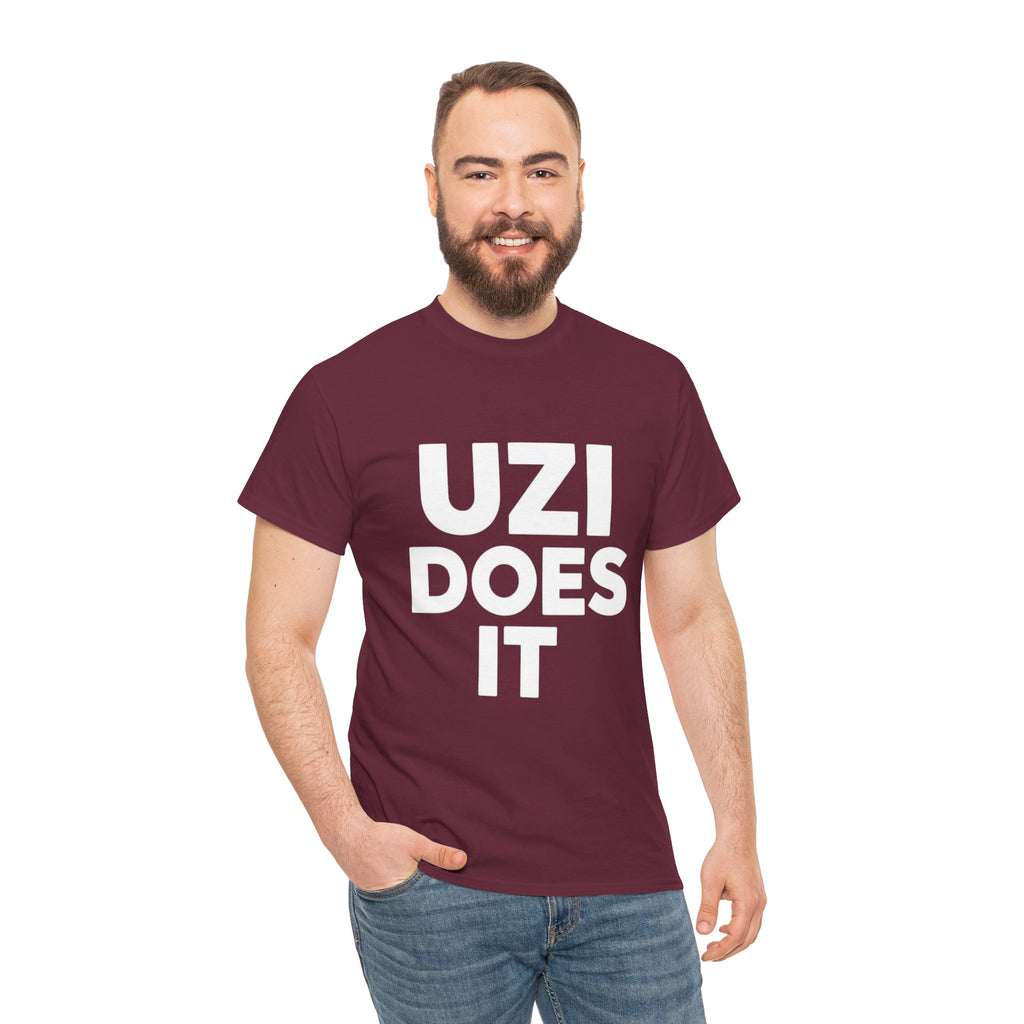 Uzi Does It, Cotton Tee
