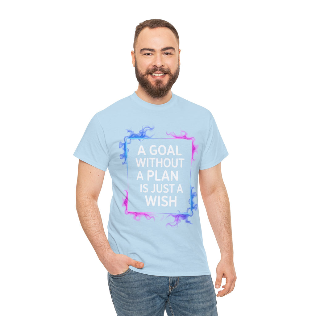 A Goal Without a Plan, Unisex Cotton Tee