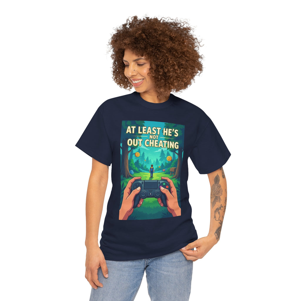 Not Out Cheating, Unisex Cotton Tee