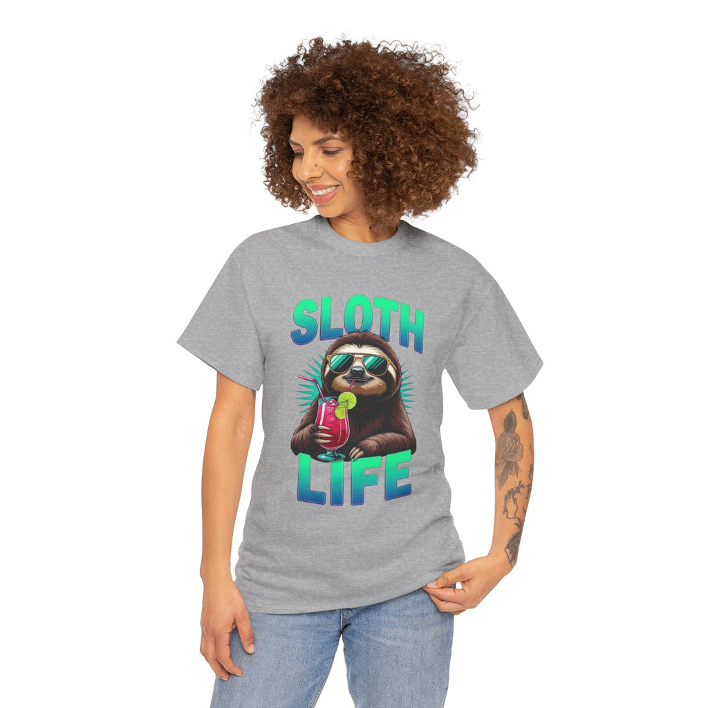 Sloth Life, Unisex  Cotton Tee