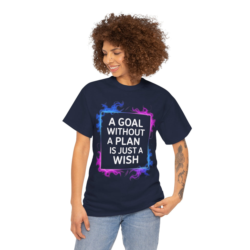 A Goal Without a Plan, Unisex Cotton Tee