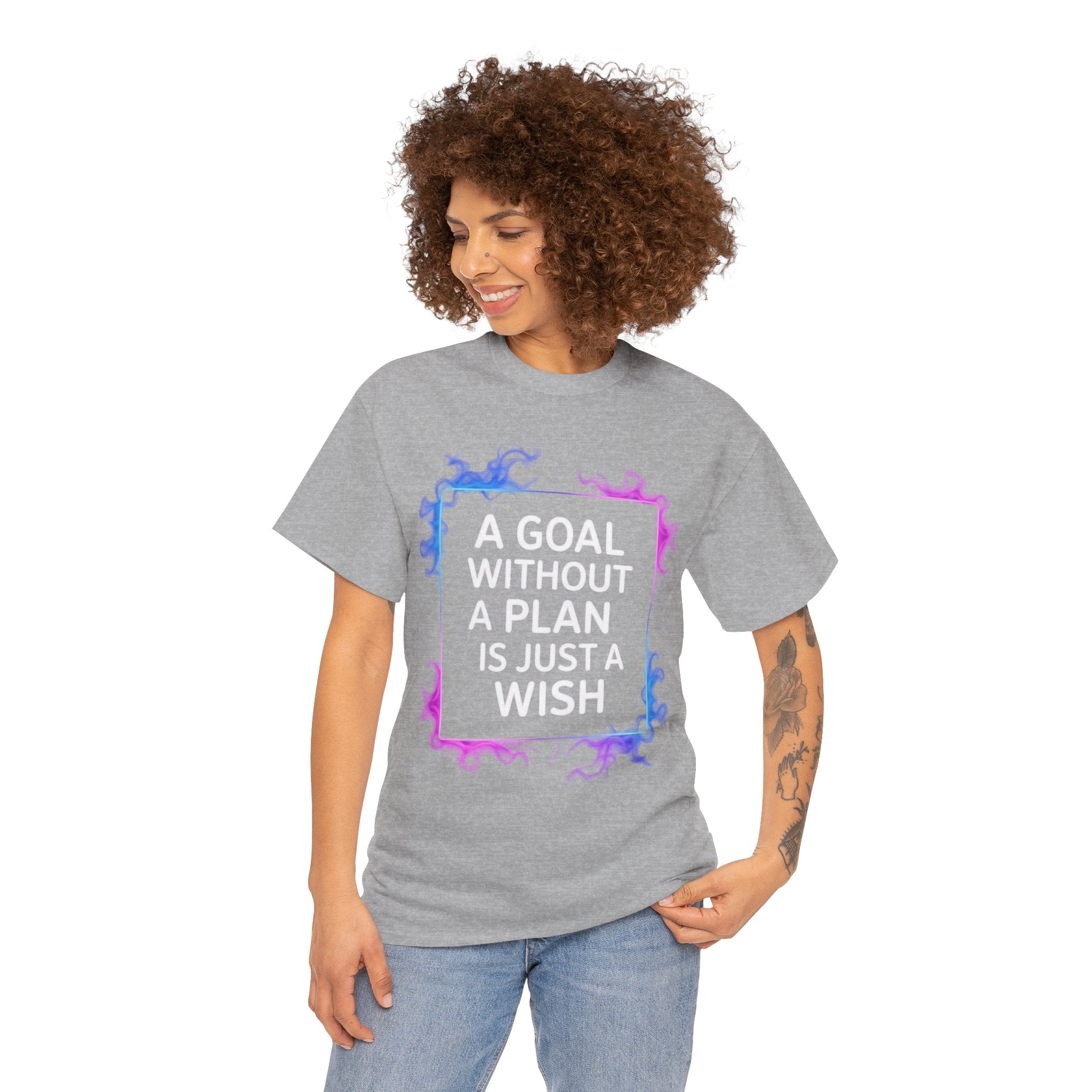 A Goal Without a Plan, Unisex Cotton Tee