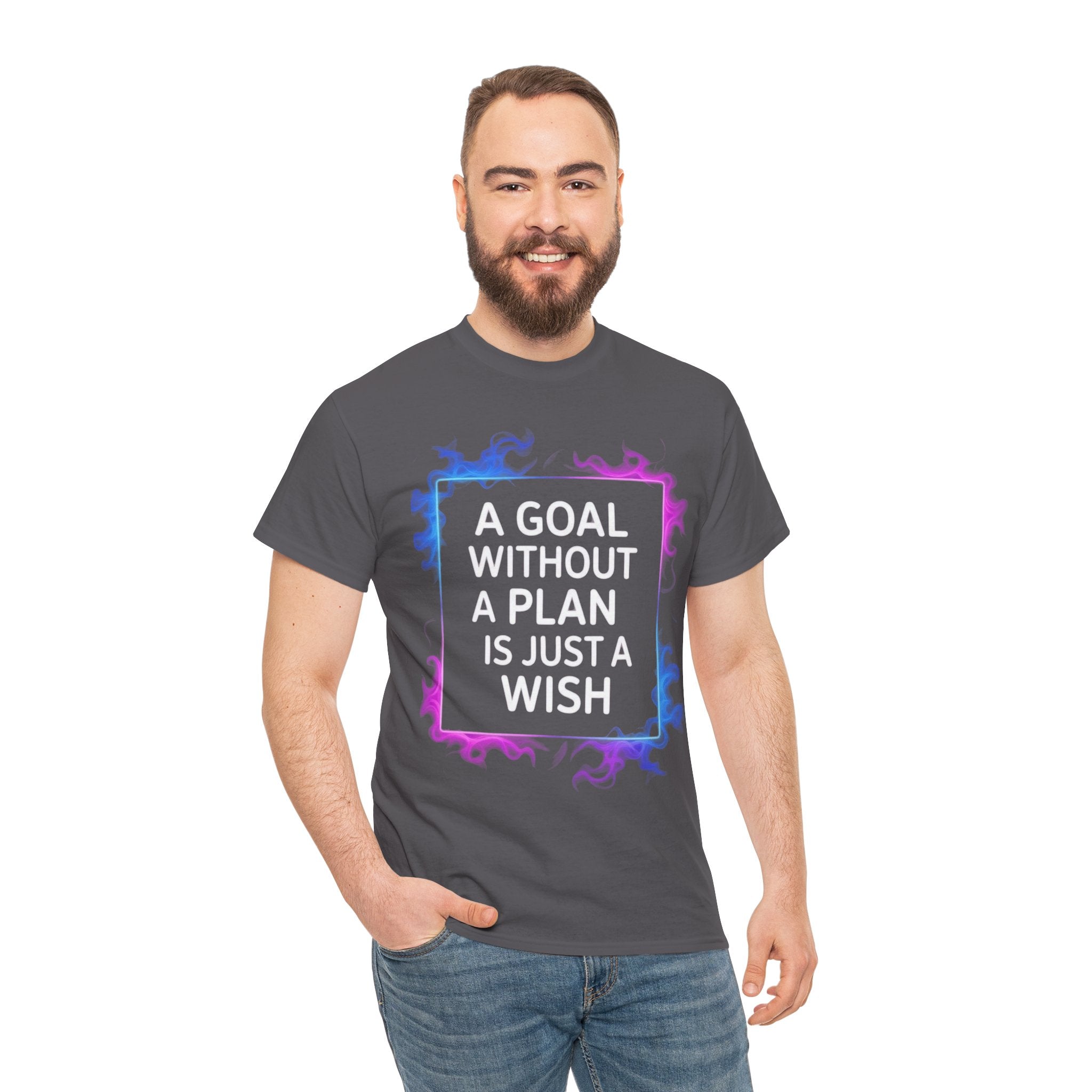 A Goal Without a Plan, Unisex Cotton Tee