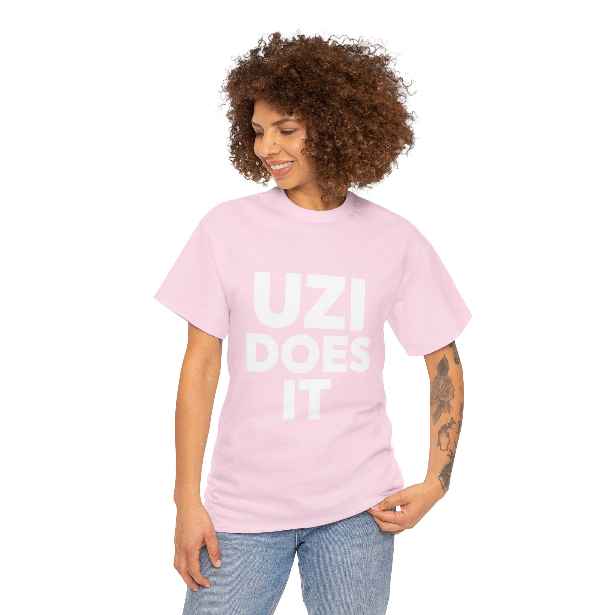 Uzi Does It, Cotton Tee