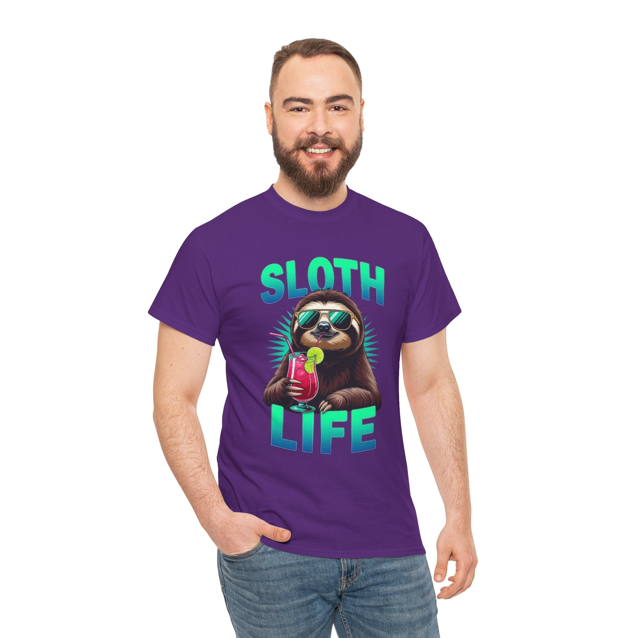Sloth Life, Unisex  Cotton Tee