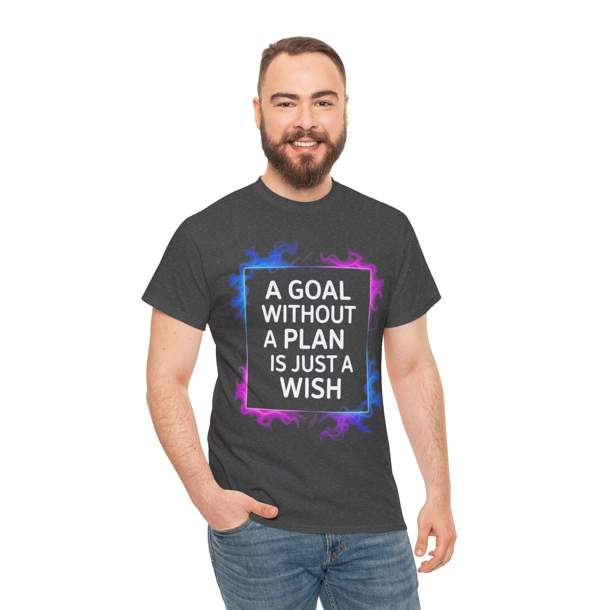 A Goal Without a Plan, Unisex Cotton Tee