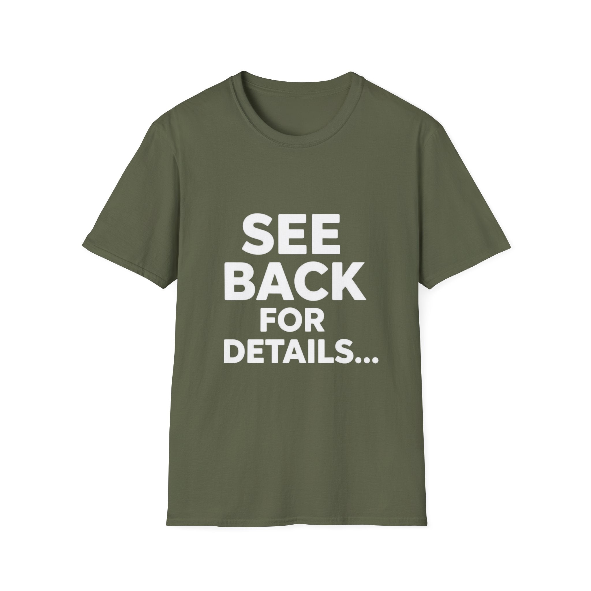 Fu*k Off - Front and Back Printed, Cotton Tee (Soft style)