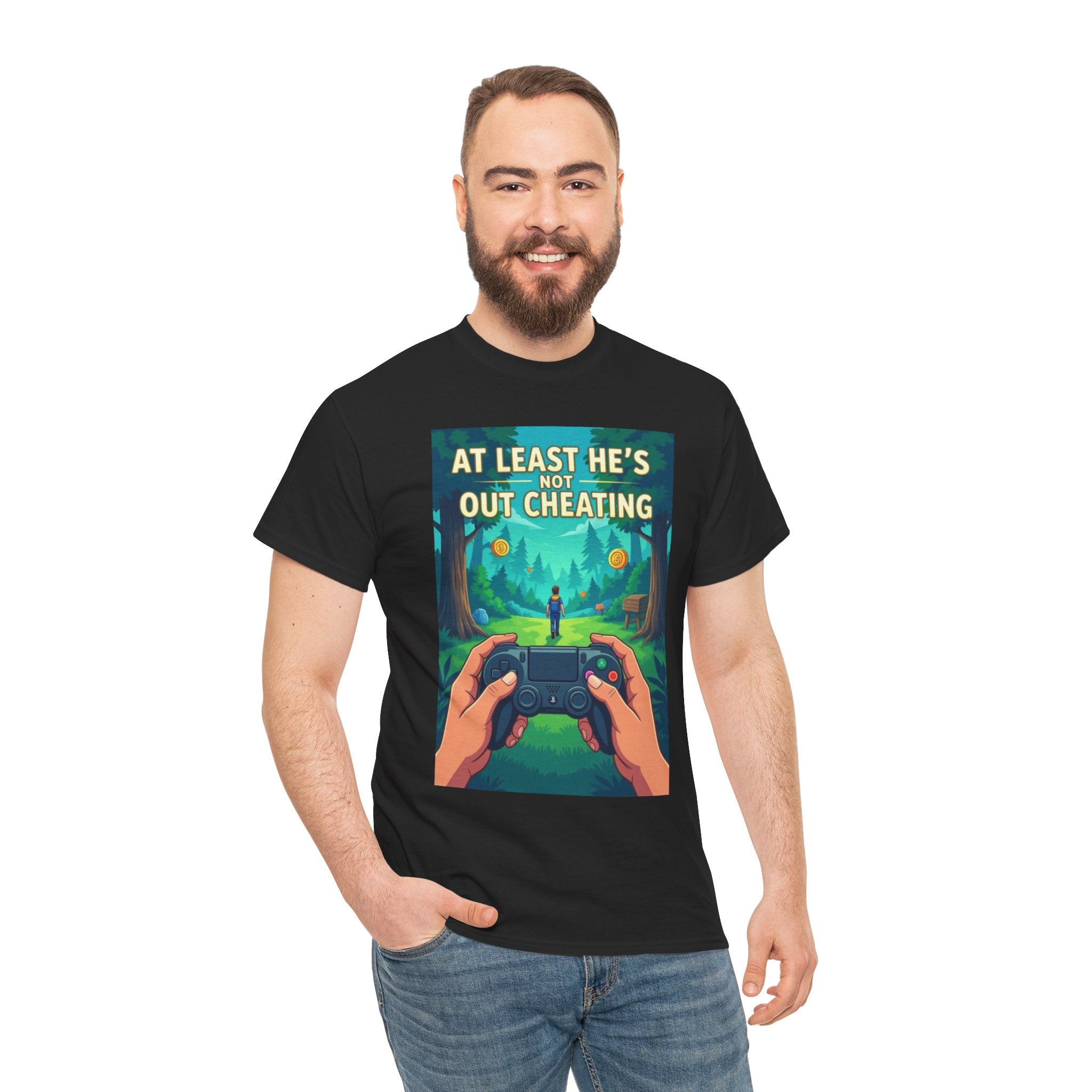 Not Out Cheating, Unisex Cotton Tee