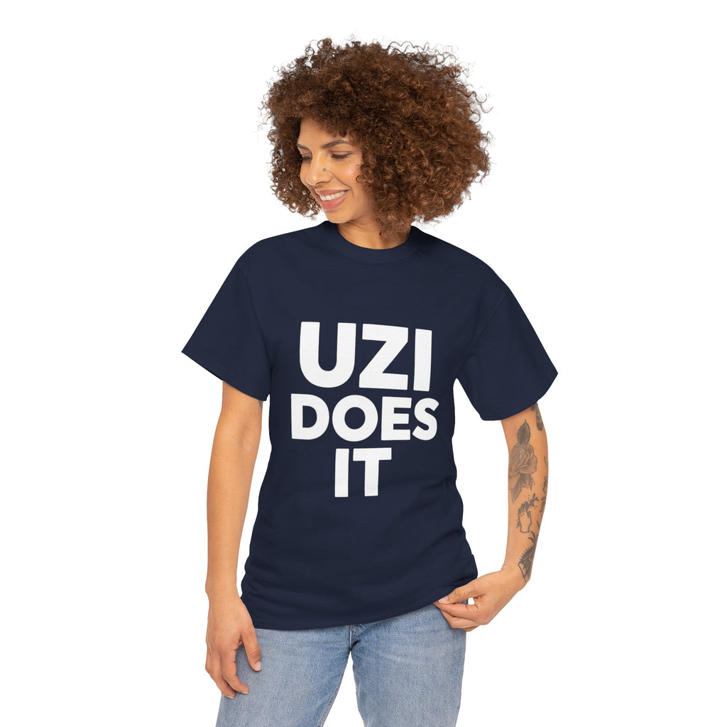 Uzi Does It, Cotton Tee