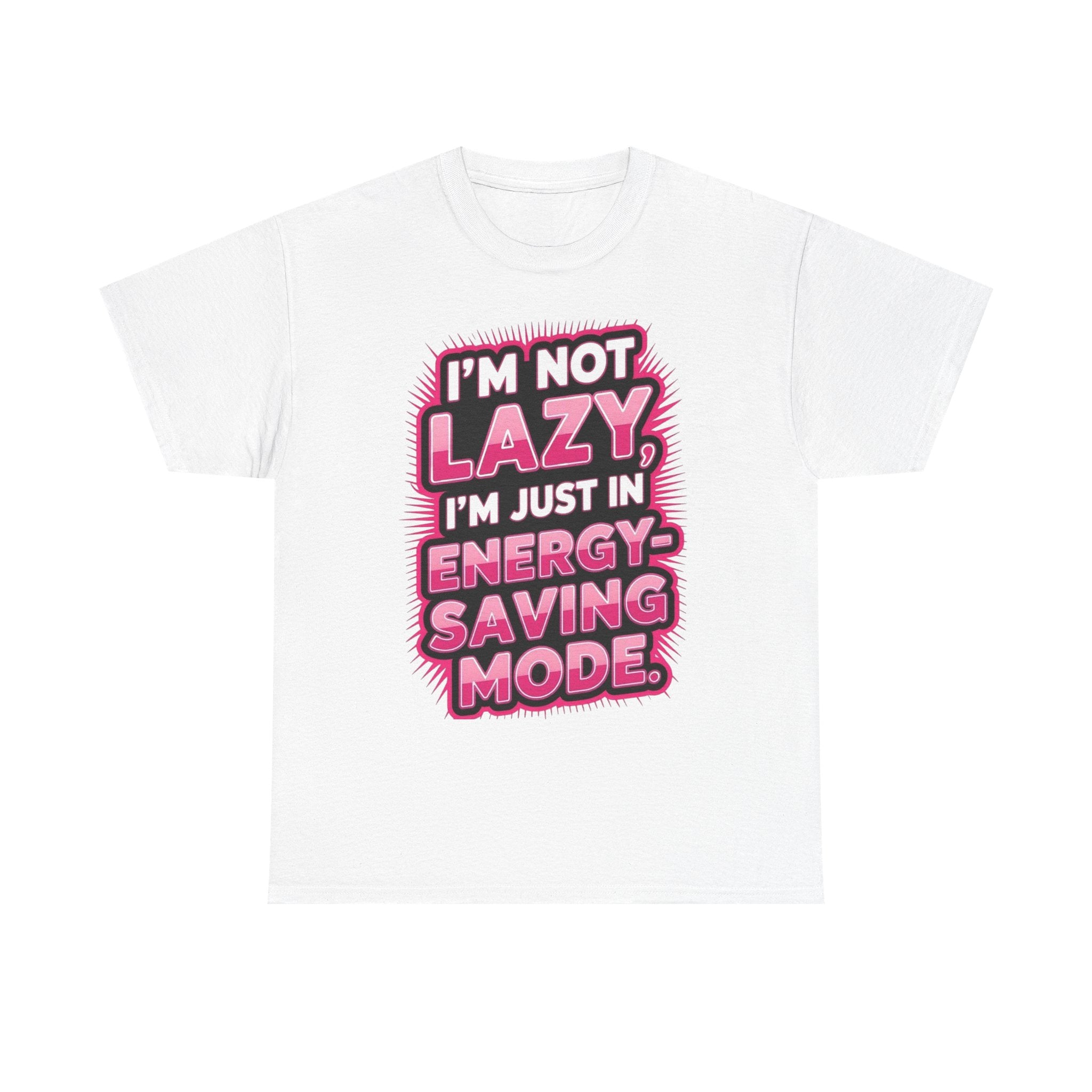 Lazy Energy-Saving Mode, Unisex Cotton Shirt