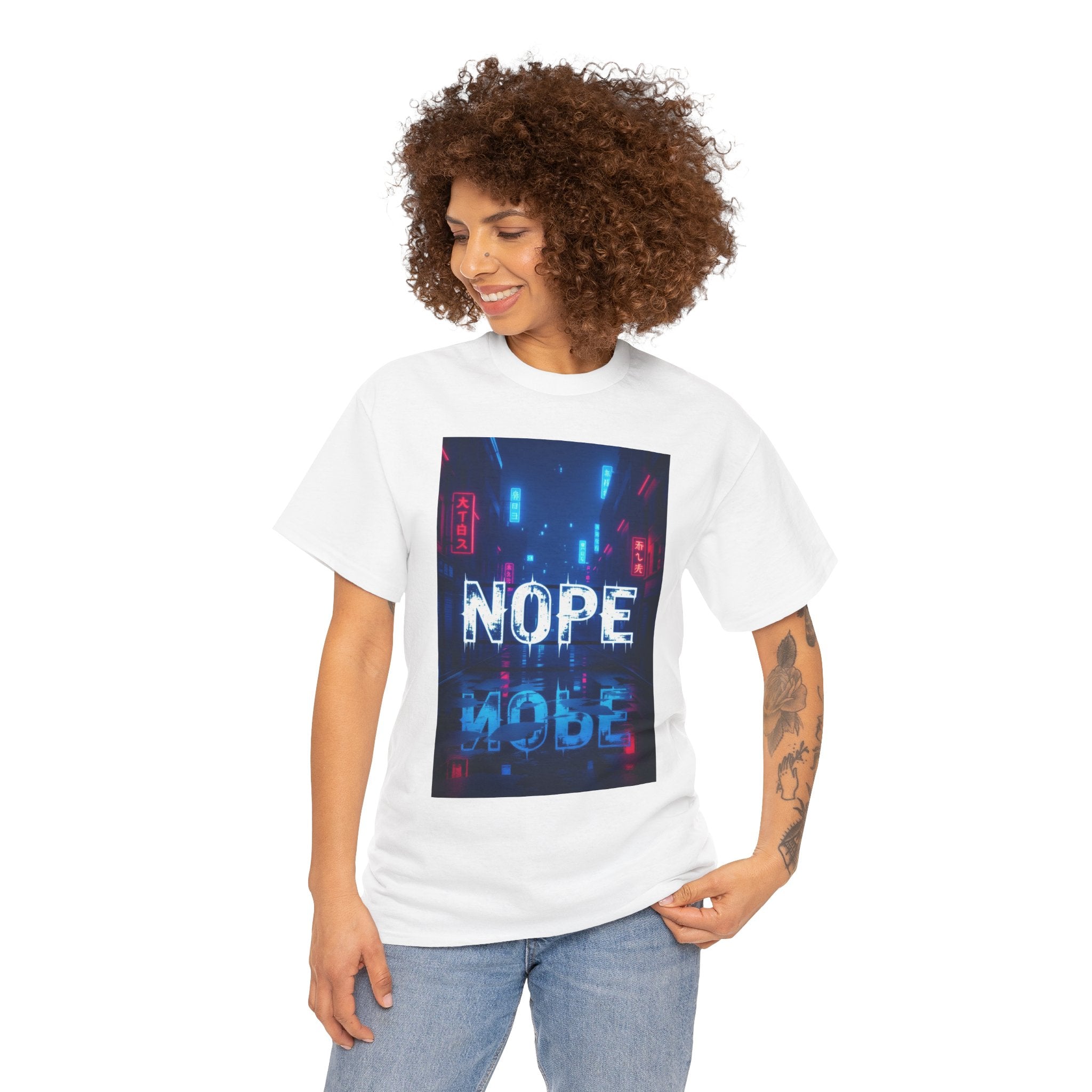 Nope, Unisex Cotton Tee