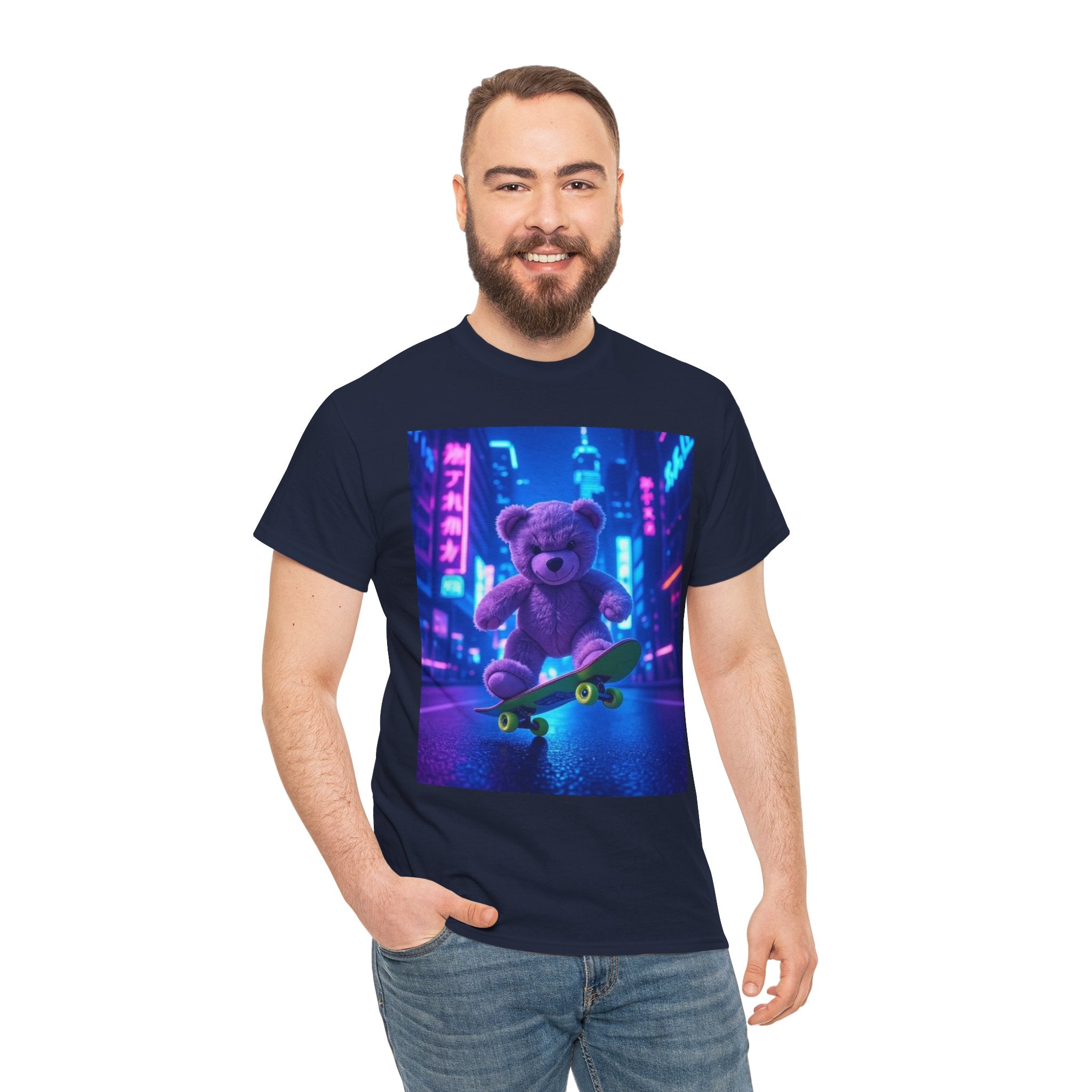Mischievous Bear, Unisex Cotton Tee