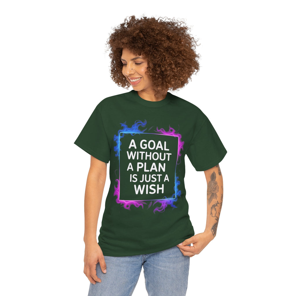A Goal Without a Plan, Unisex Cotton Tee
