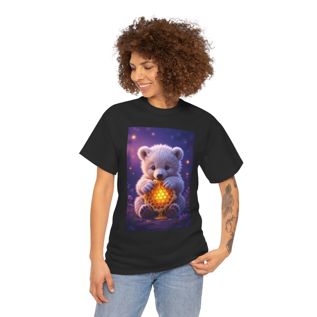 Honey Bear, Unisex Cotton Shirt