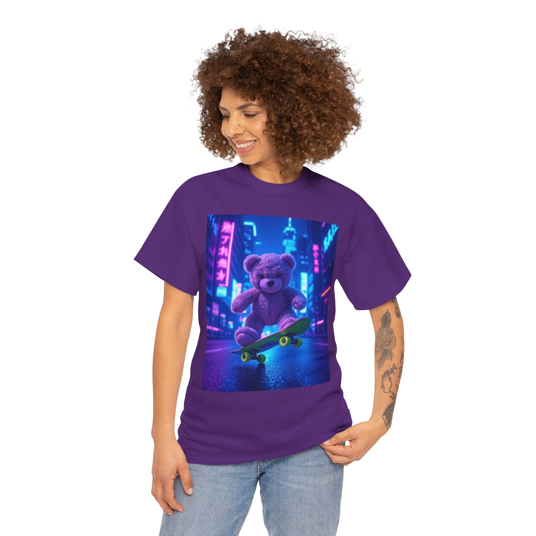 Mischievous Bear, Unisex Cotton Tee
