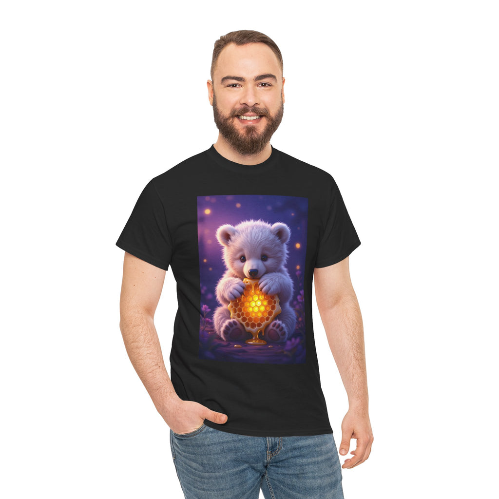 Honey Bear, Unisex Cotton Shirt