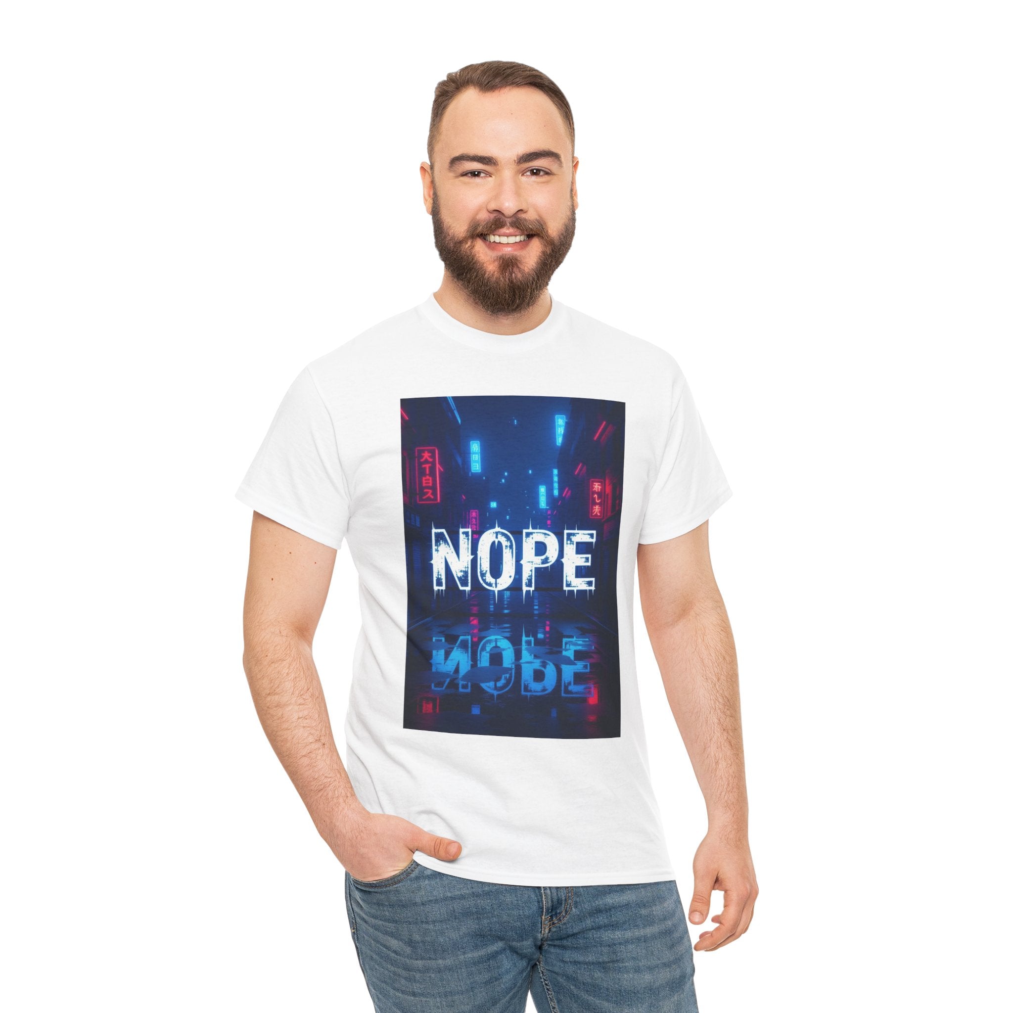 Nope, Unisex Cotton Tee
