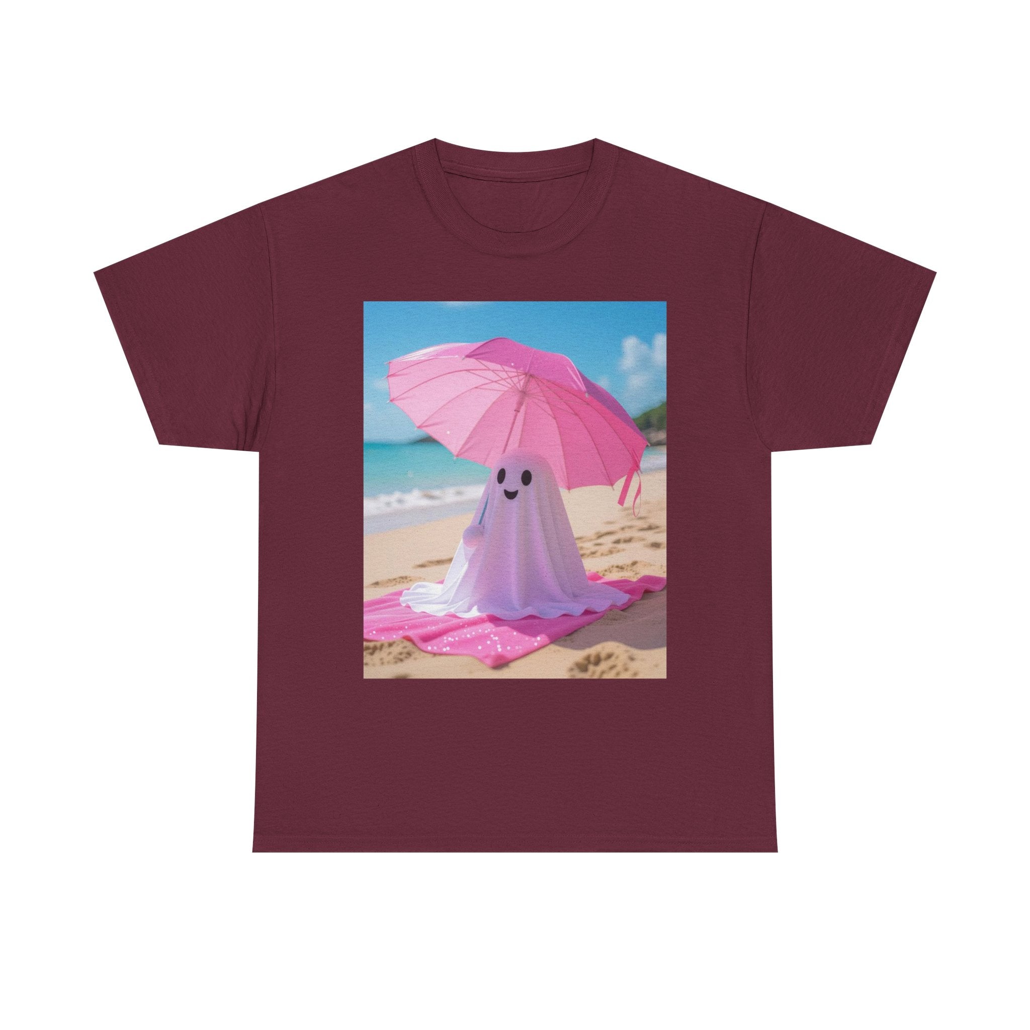 Beach Ghost, Unisex Cotton Tee