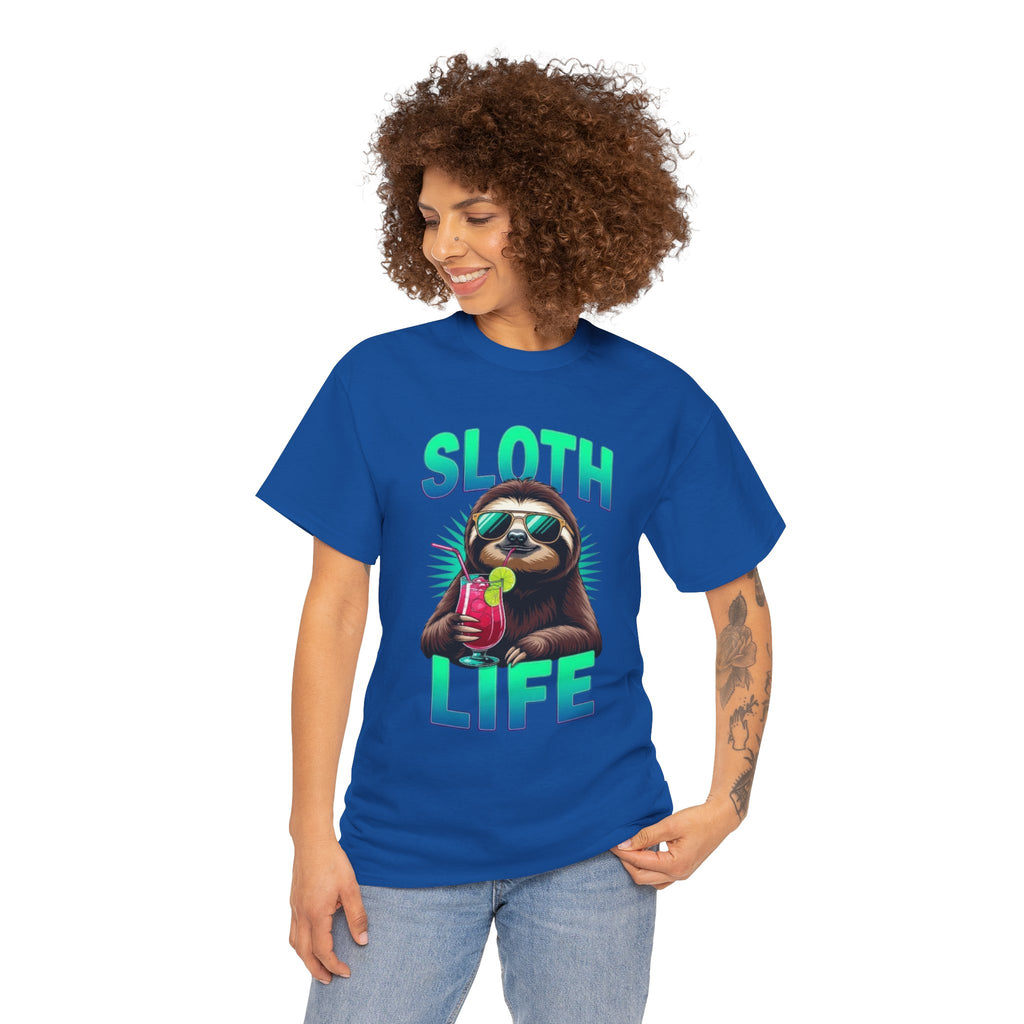 Sloth Life, Unisex  Cotton Tee
