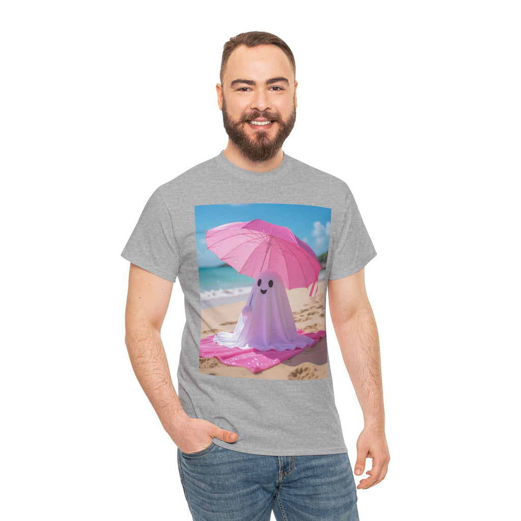Beach Ghost, Unisex Cotton Tee