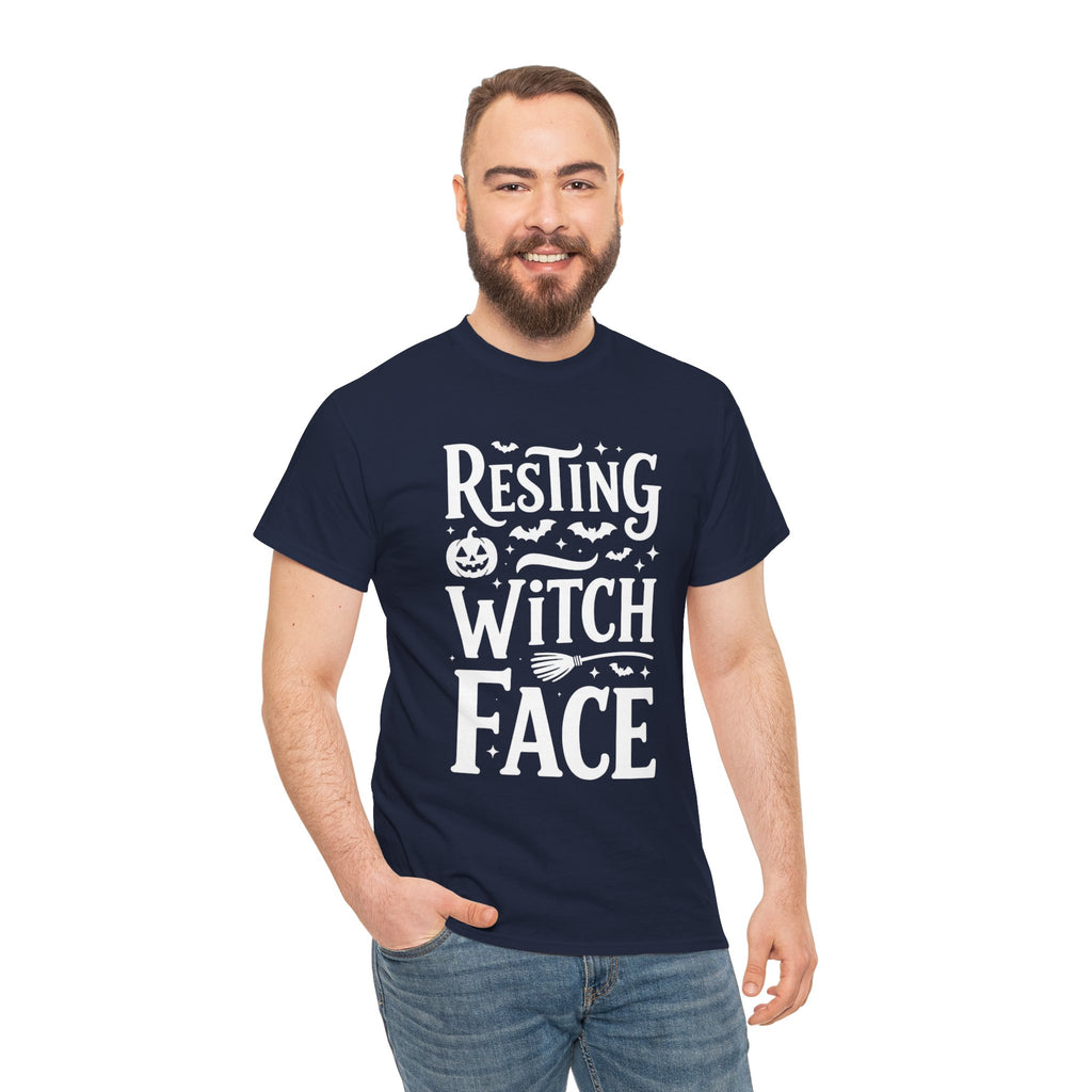 Resting Witch Face, Unisex Cotton Tee