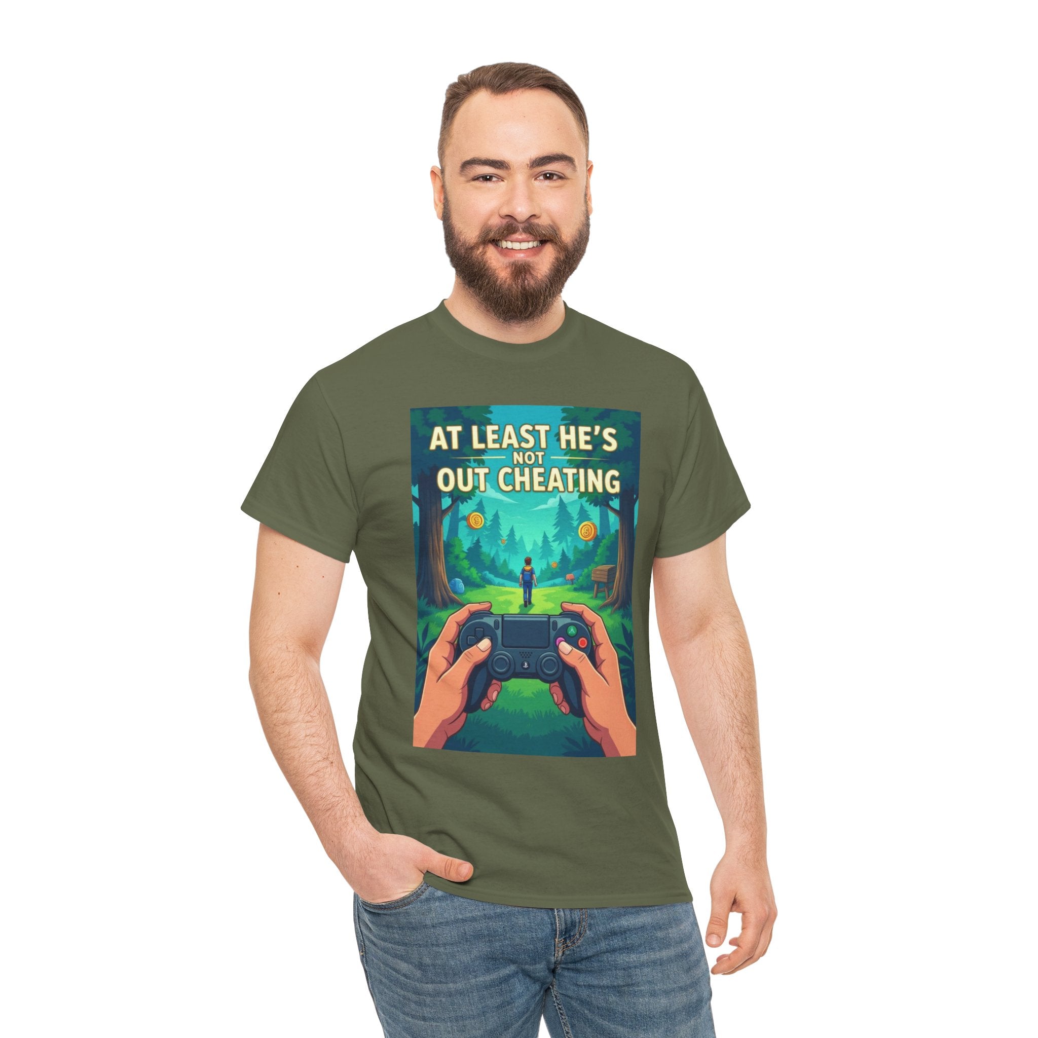 Not Out Cheating, Unisex Cotton Tee