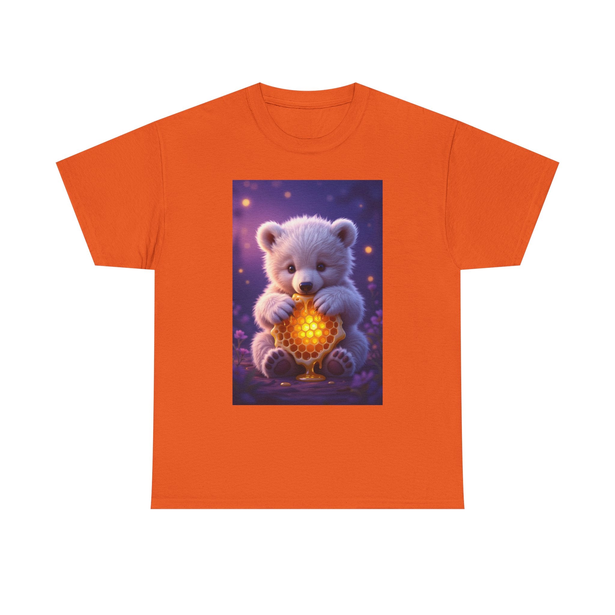 Honey Bear, Unisex Cotton Shirt
