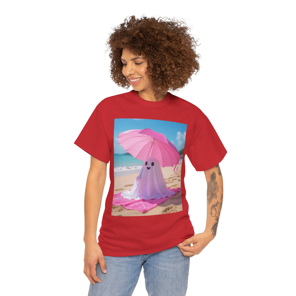 Beach Ghost, Unisex Cotton Tee