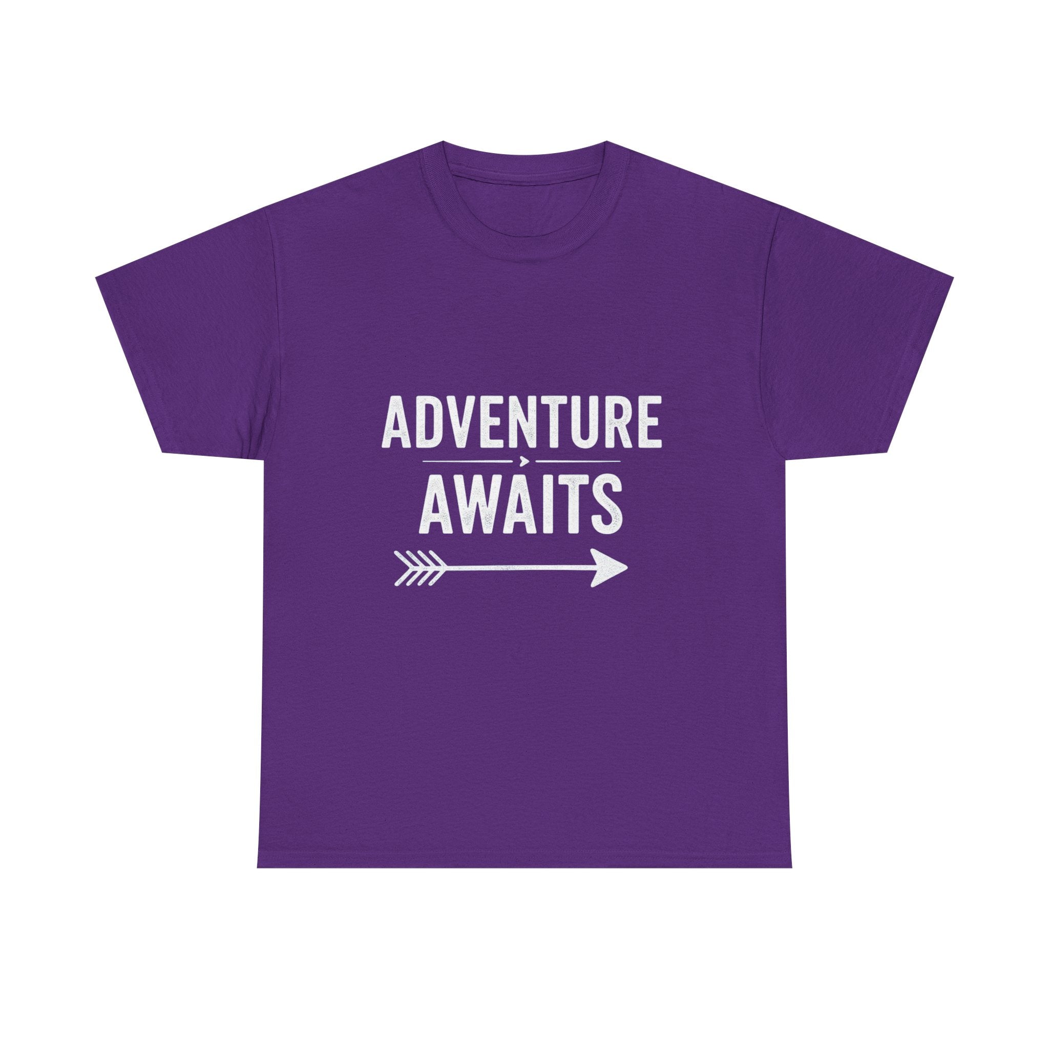 Adventure Awaits, Unisex Cotton Tee