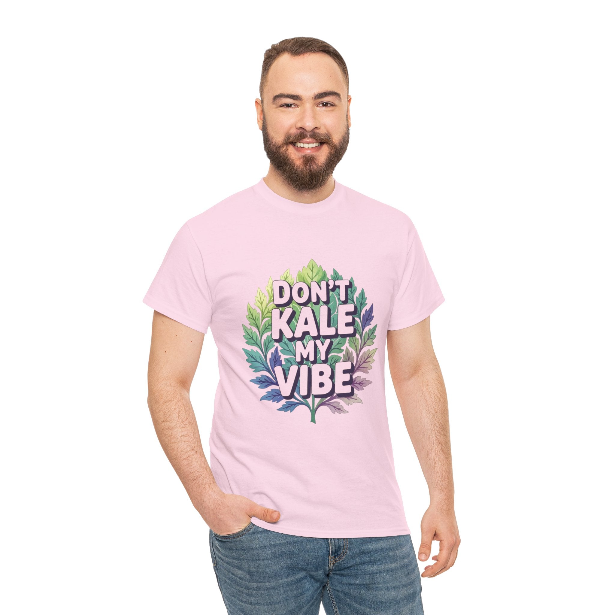 Don't Kale My Vibe, Unisex Cotton Tee