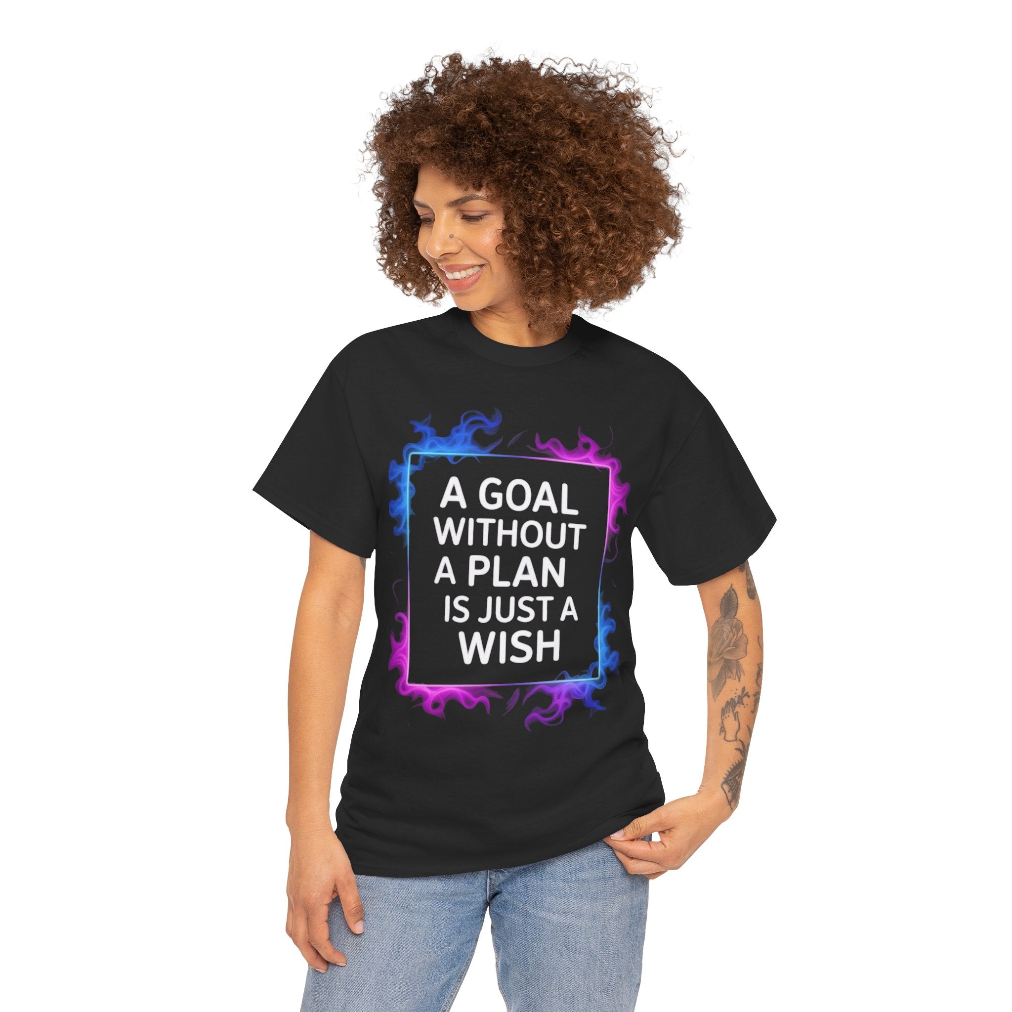 A Goal Without a Plan, Unisex Cotton Tee