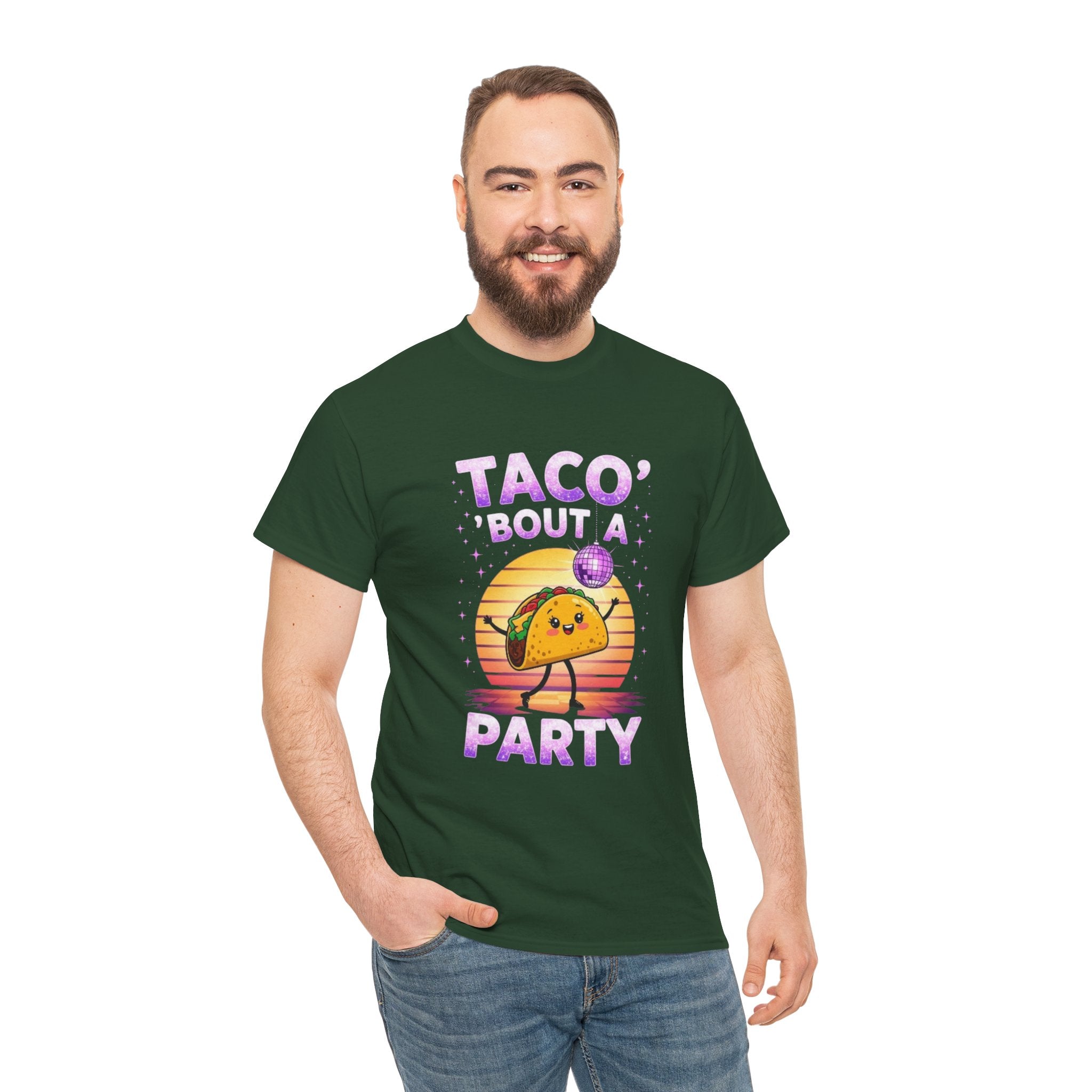 Taco Party, Unisex Cotton Tee