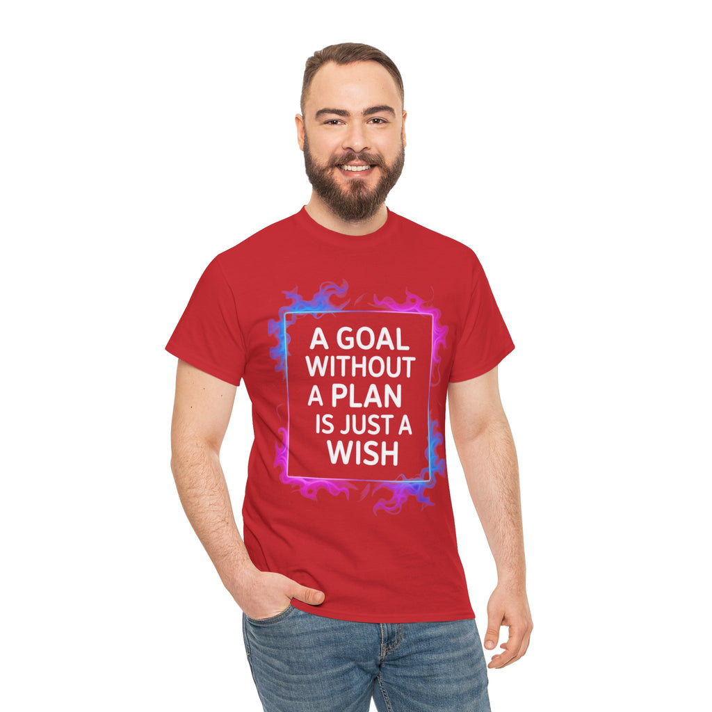 A Goal Without a Plan, Unisex Cotton Tee