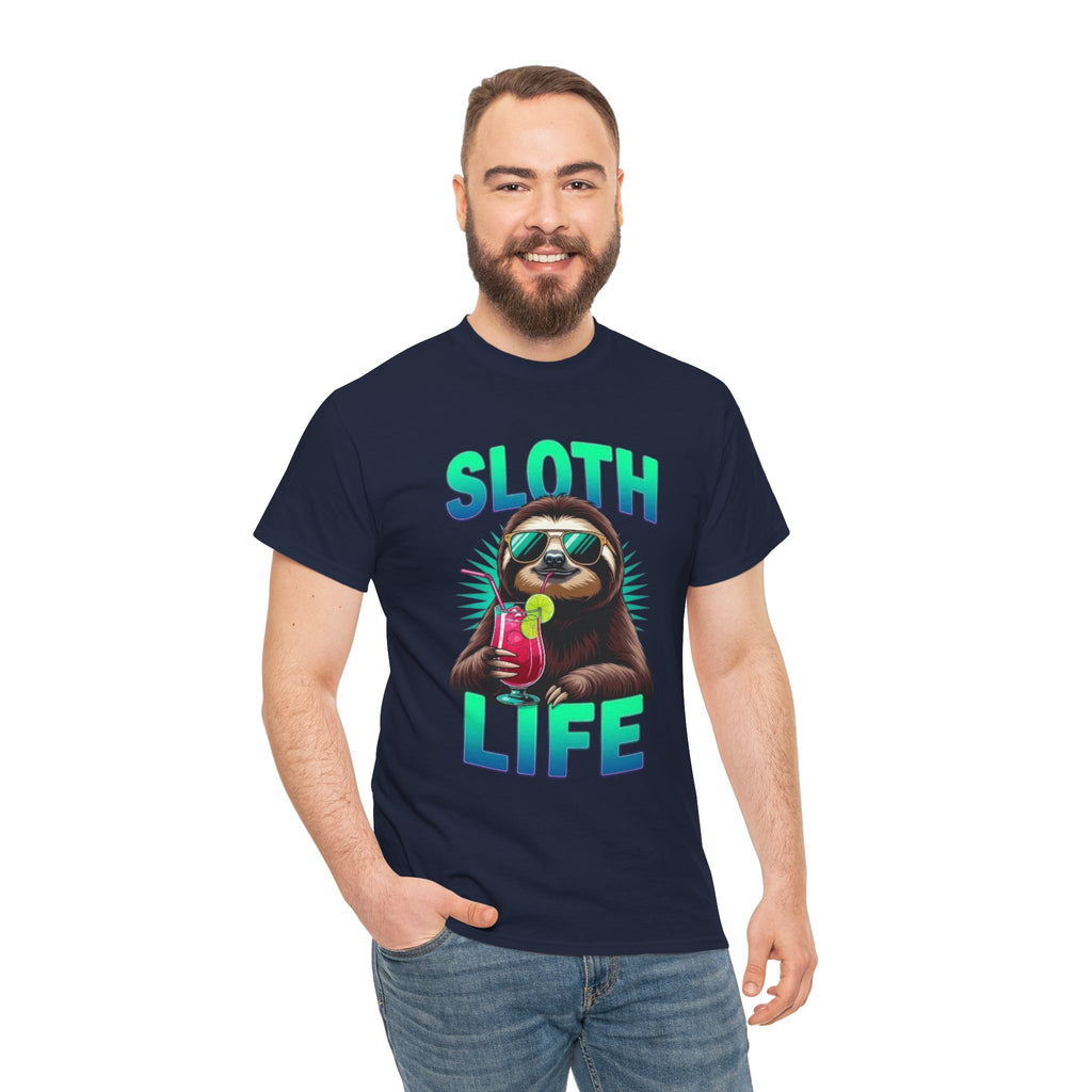 Sloth Life, Unisex  Cotton Tee