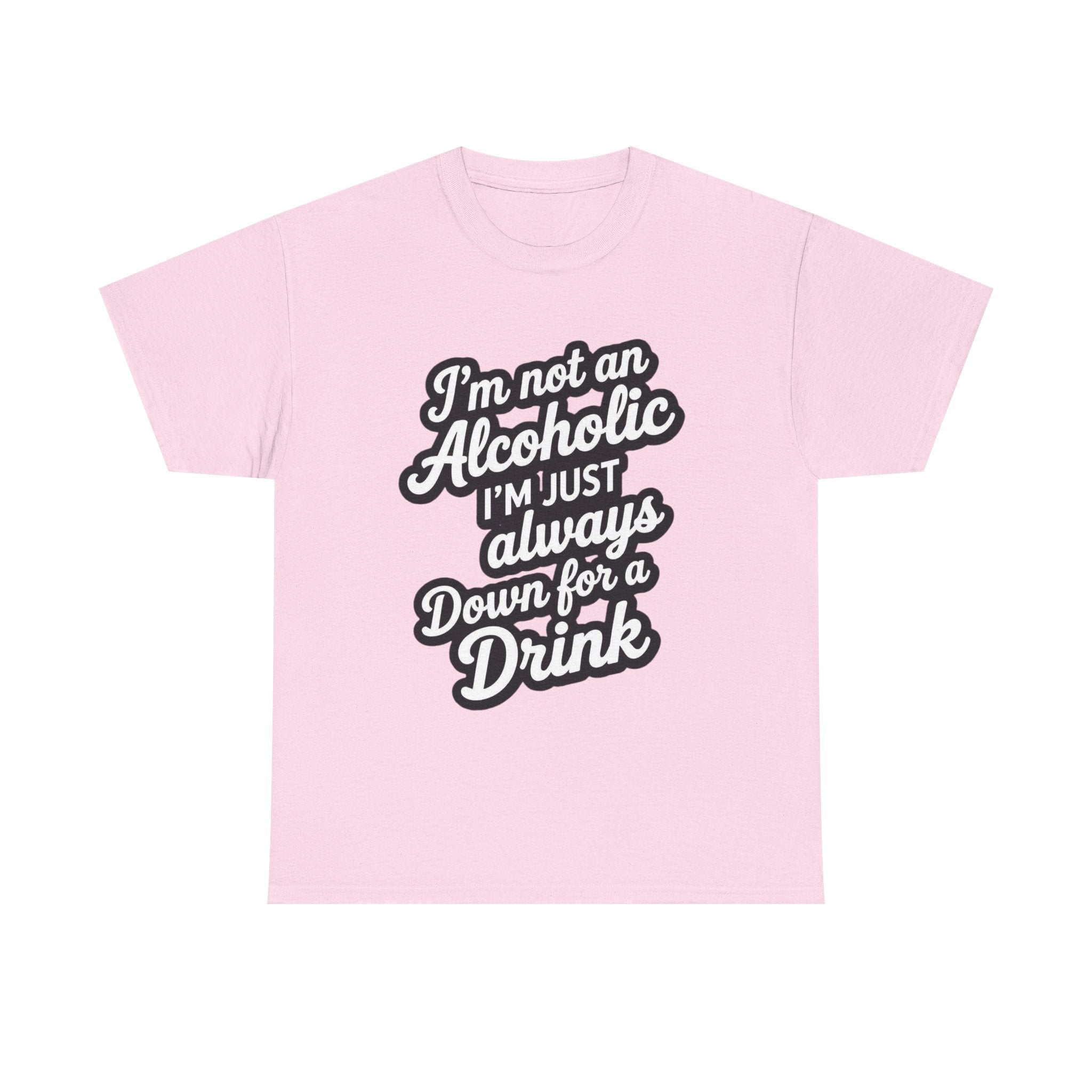 Not an Alcoholic, Unisex Cotton Tee