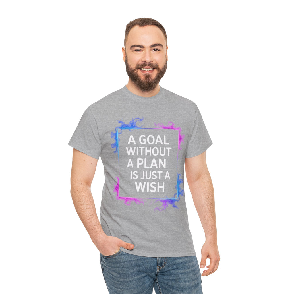 A Goal Without a Plan, Unisex Cotton Tee