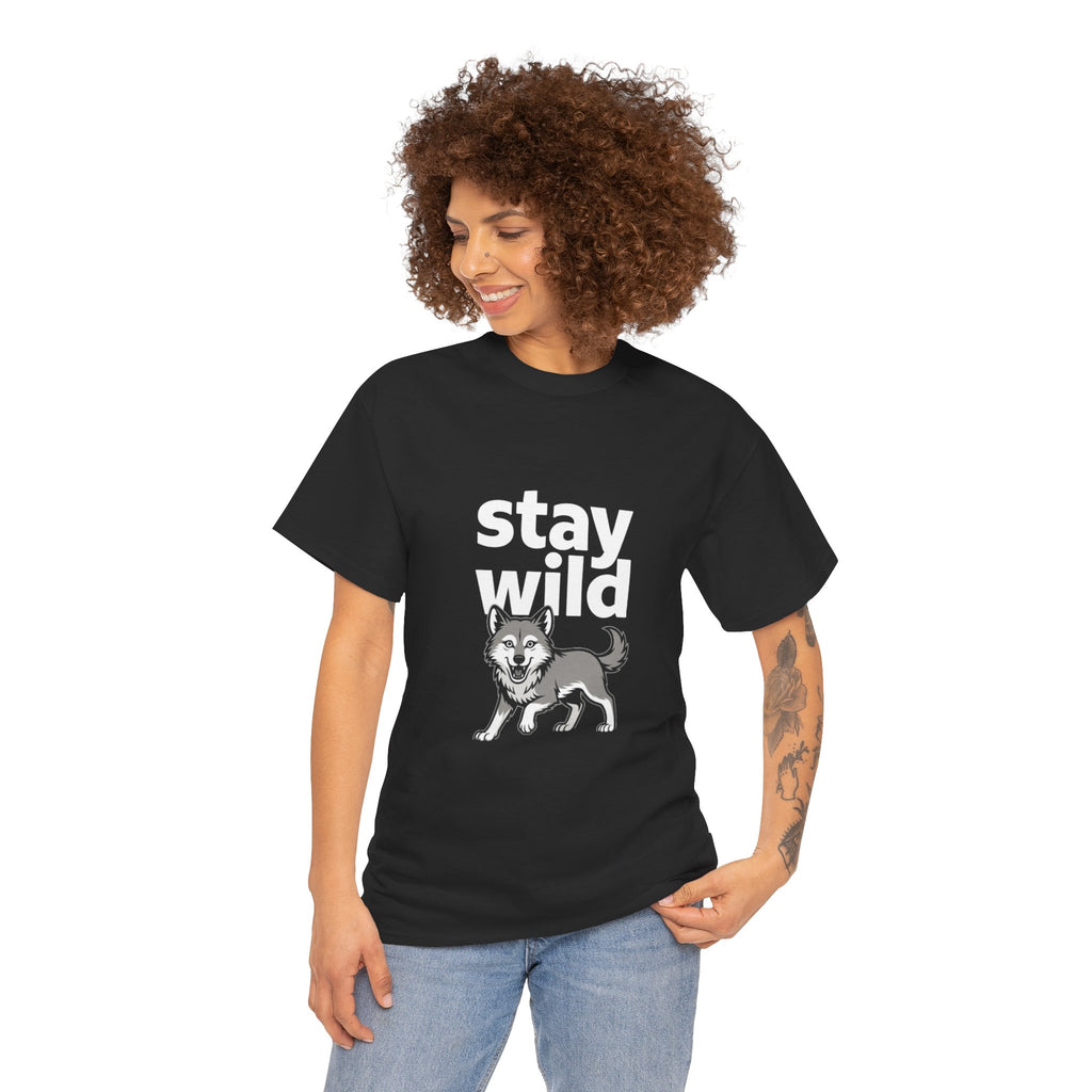 Stay Wild, Unisex Cotton Tee