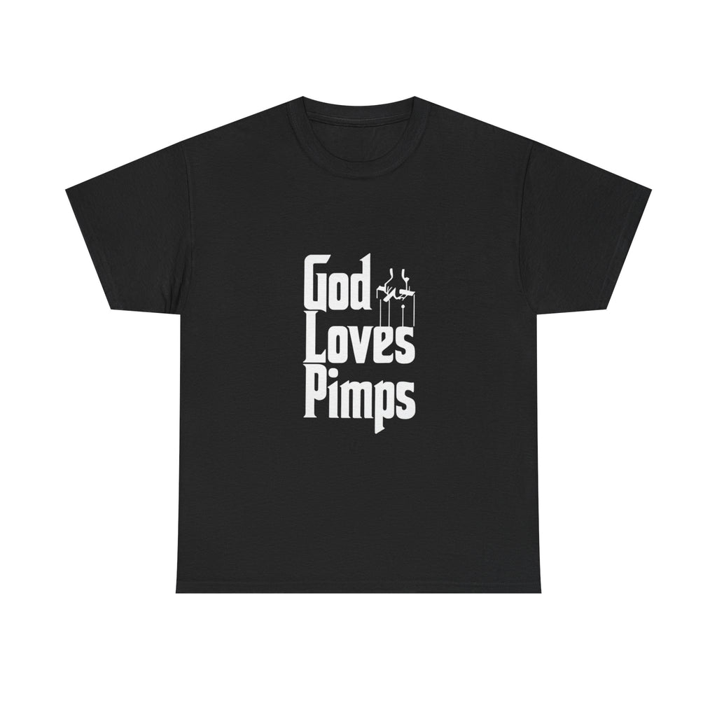 God Loves Pimps, Unisex Cotton Tee