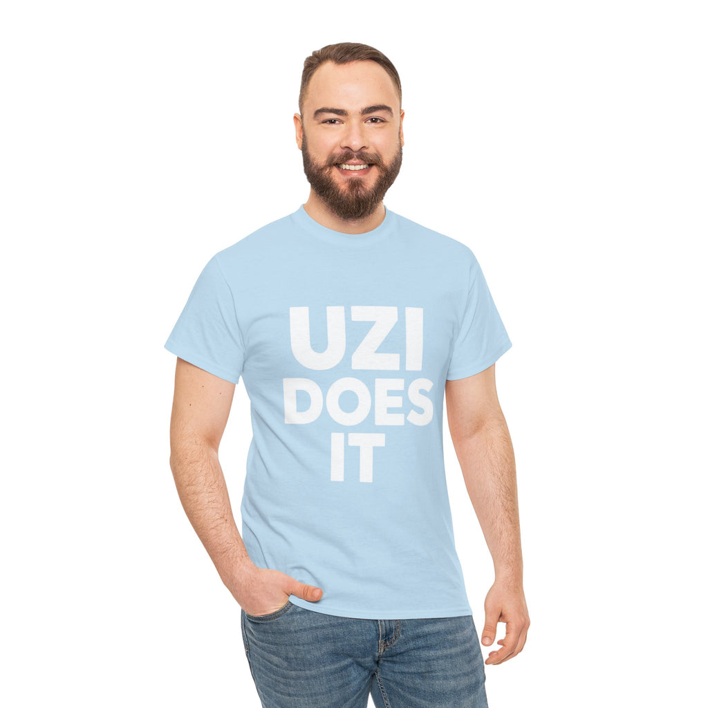 Uzi Does It, Cotton Tee