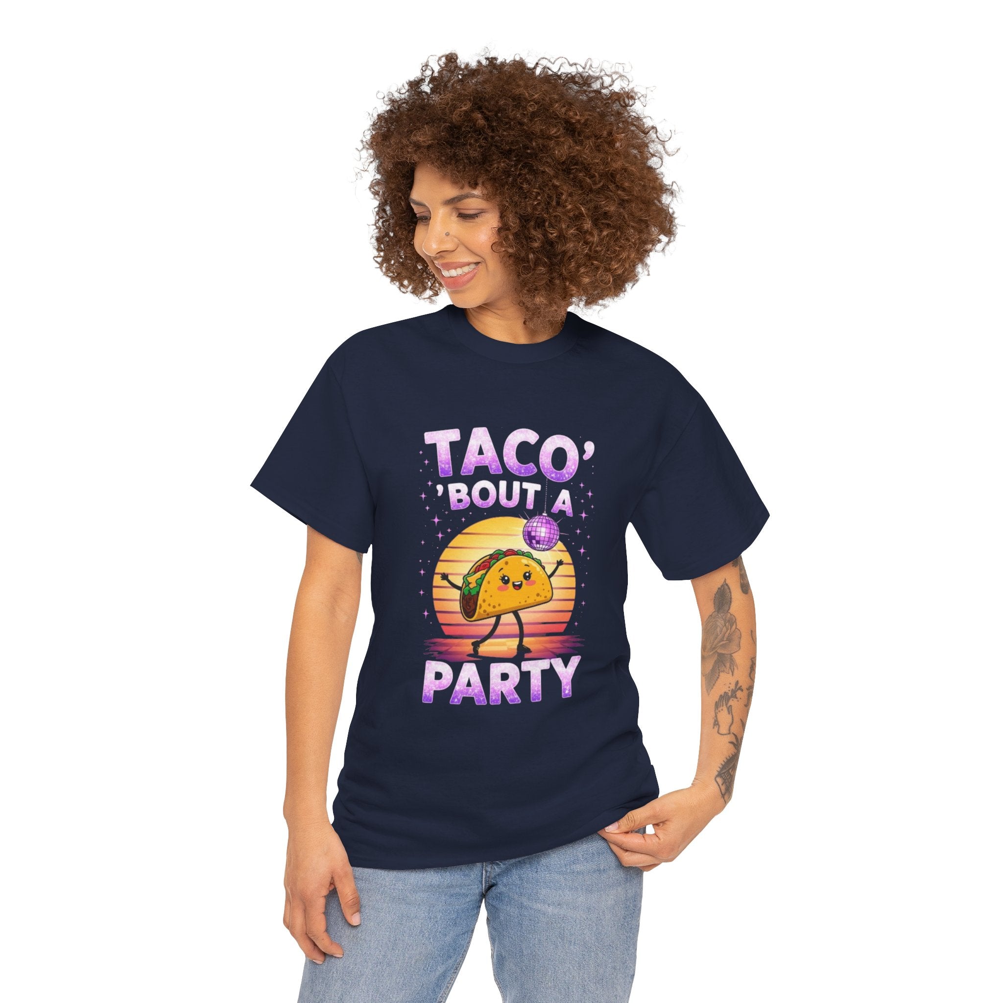 Taco Party, Unisex Cotton Tee