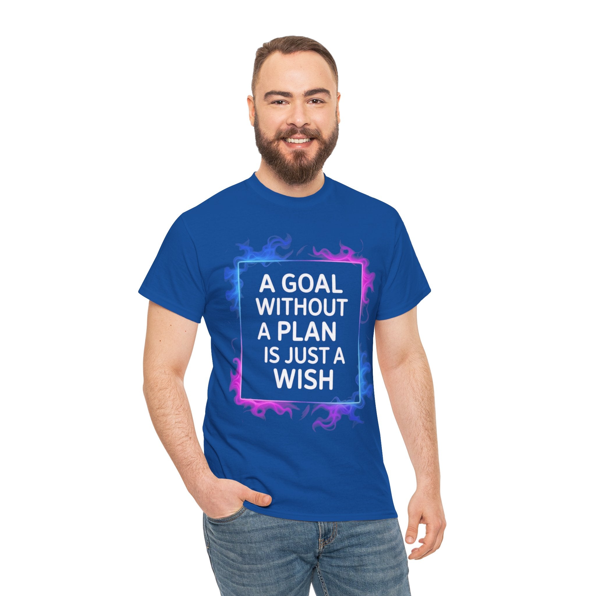 A Goal Without a Plan, Unisex Cotton Tee